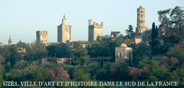 A view on the ducal city of Uzes and its towers