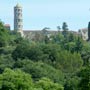 Vue d'Uzès et la Tour Fenestrelle depuis la Vallée de l'Eure
